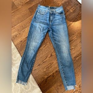Seven for all mankind the high waist ankle skinny size 26